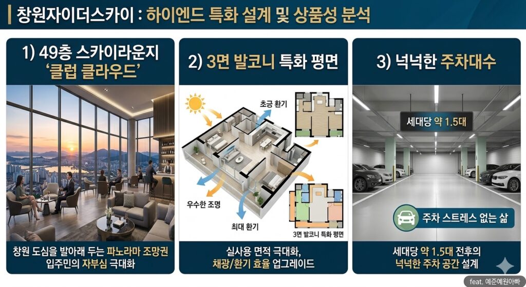창원자이더스카이 분양 정보 입지 분석 및 청약 투자 전략 4 창원자이더스카이 하이엔드