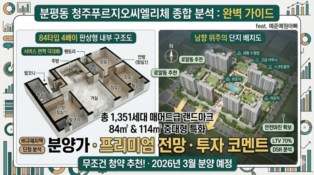 2026년 3월 분양 분평동 청주 푸르지오 씨엘리체 청약 분양가 입지 프리미엄 전망 2 청주푸르지오씨엘리체 대표썸네일