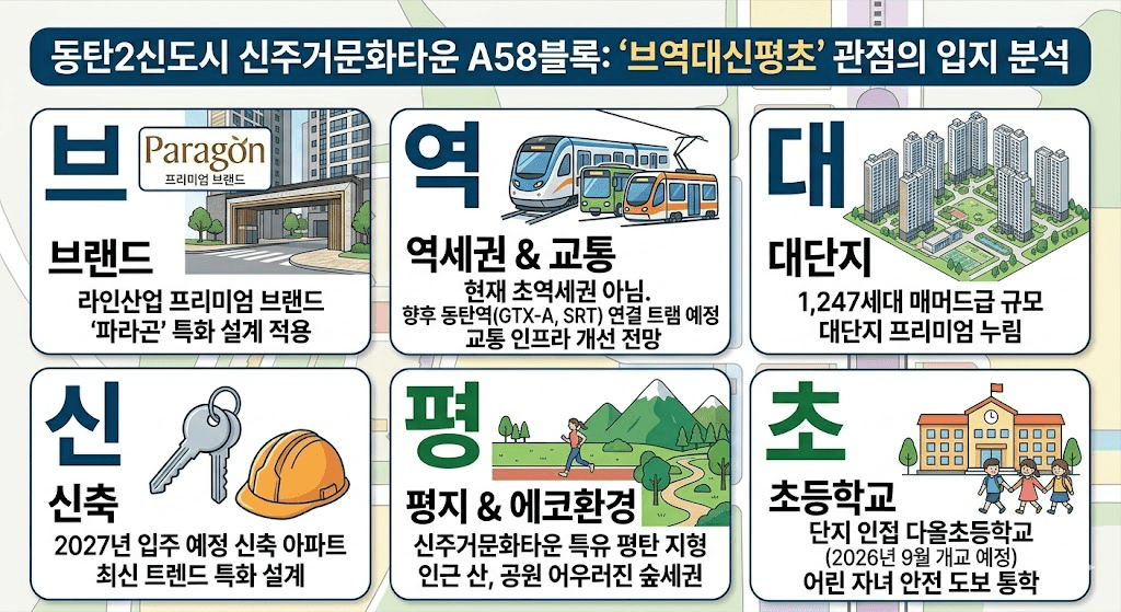 2027년 입주 동탄파라곤3차 민간임대주택 입지 분석 및 투자 핵심 포인트 총정리 4 브역대신평초 분석 이미