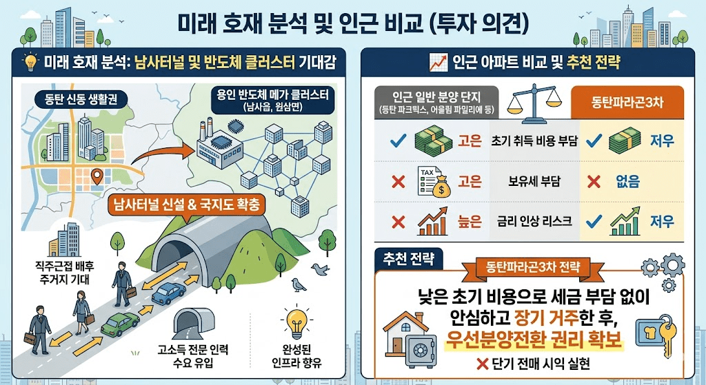 2027년 입주 동탄파라곤3차 민간임대주택 입지 분석 및 투자 핵심 포인트 총정리 7 미래 호재 분석 및 인근 비교(투자 의견)