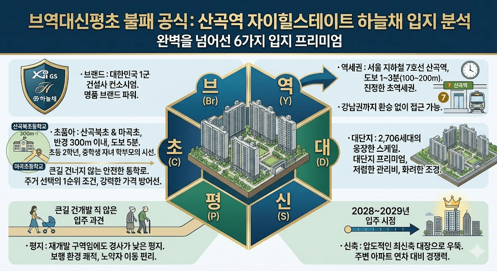 인천 부평 산곡6구역 산곡역 자이힐스테이트 하늘채 분양가 평면도 입지 총정리 4 산곡역 자이힐스테이트 하늘채 브역대 신평