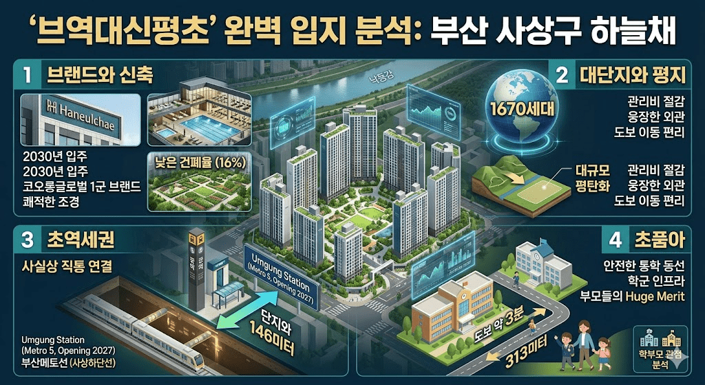 부산 사상구 엄궁역 트라비스 하늘채 분양가 입지 분석 및 청약 일정 총정리 4 '브역대신평초'완벽 입지 분석 : 부산 사상구 하늘채 이미