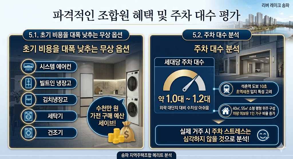 2026년 착공 석촌동 리버레이크송파 분양가 입지 주변 아파트 비교 완벽 분석 7 파격적인 조합원 혜택 및 주차 대수 평가 이미지