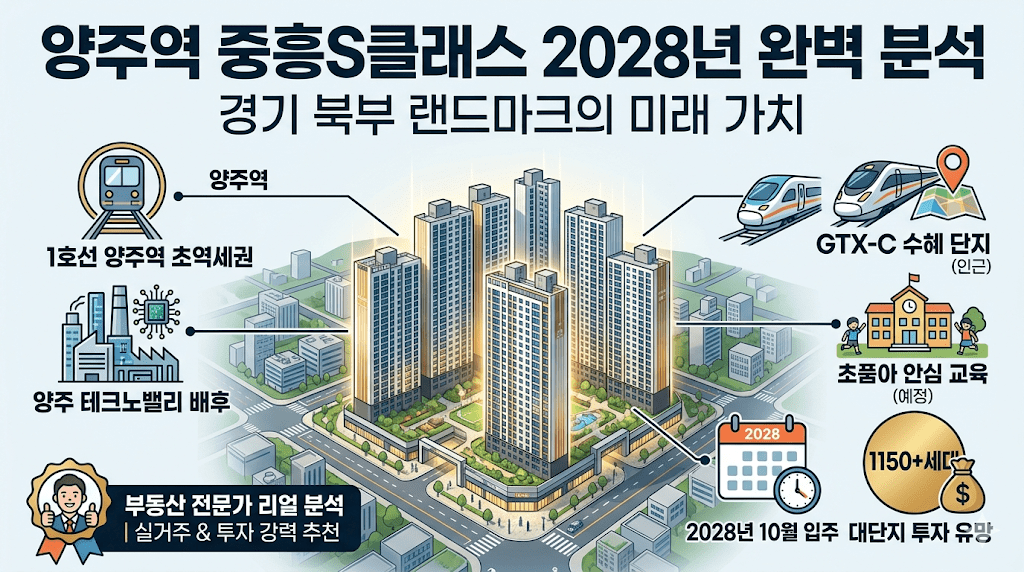 양주역 중흥S클래스 2028년 입주 호재 및 입지 분석 입지·공급 정보 총정리 2 양주역 중흥S클래스 2028년 완벽 분석 이미지