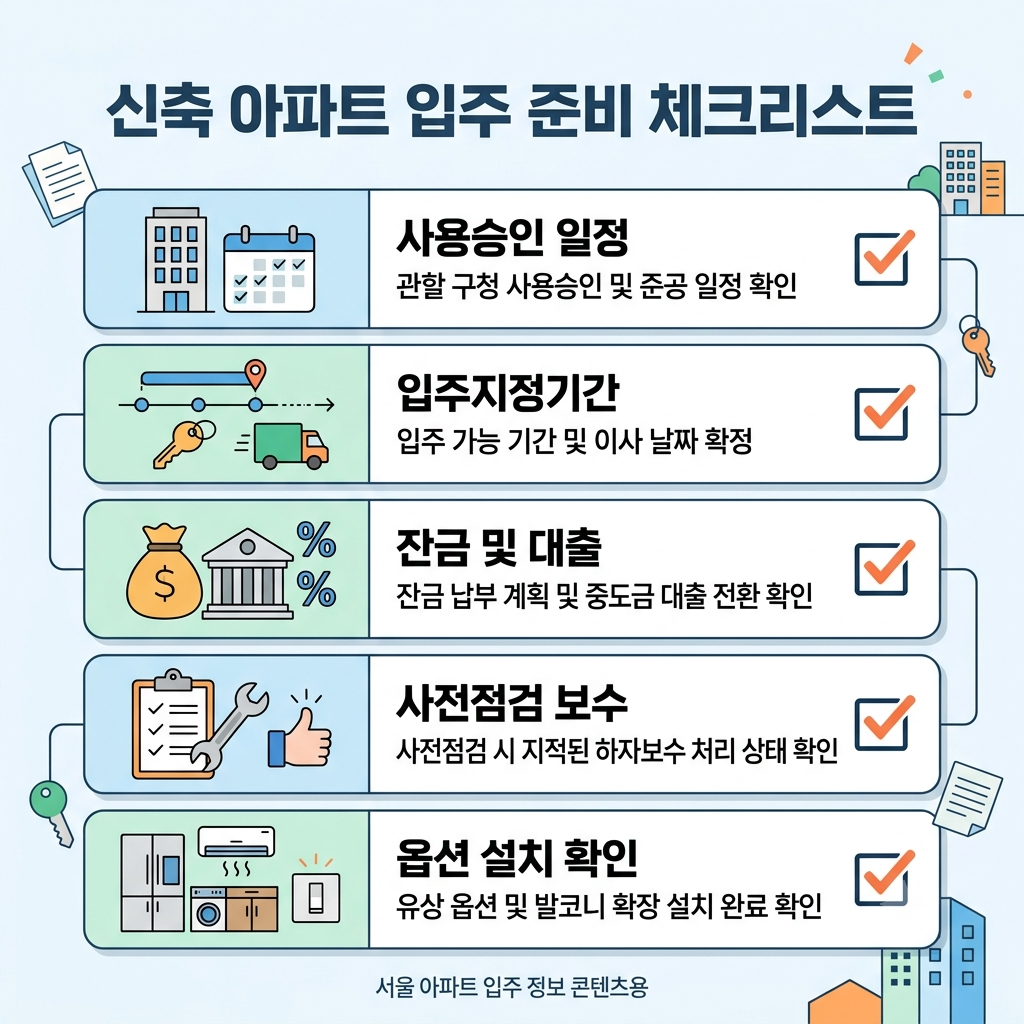 힐스테이트 메디알레 10월 입주, 공사비 갈등은 어디까지 정리됐을까? 6 힐스테이트 메디알레 입주 전 확인사항 체크리스트